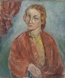 Portrait of a Woman, 1922. Creator: Meri Genetz