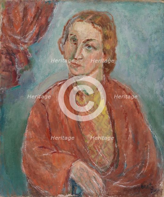 Portrait of a Woman, 1922. Creator: Meri Genetz.