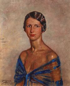 Portrait of a Woman, 1932. Creator: Luis Alberto Sangroniz