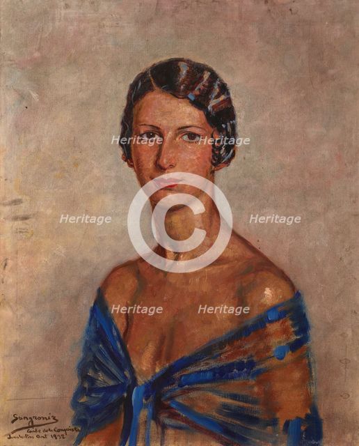 Portrait of a Woman, 1932. Creator: Luis Alberto Sangroniz.