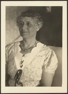 Portrait of a Woman, 1933. Creator: Louis Fleckenstein