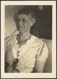 Portrait of a Woman, 1933. Creator: Louis Fleckenstein