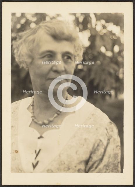Portrait of a Woman, 1933. Creator: Louis Fleckenstein.