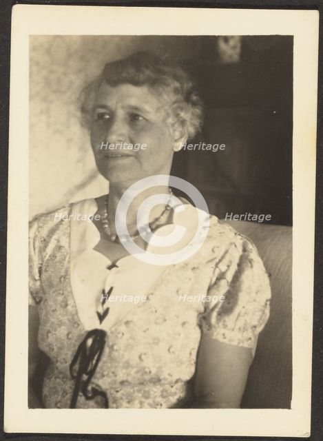 Portrait of a Woman, 1933. Creator: Louis Fleckenstein.