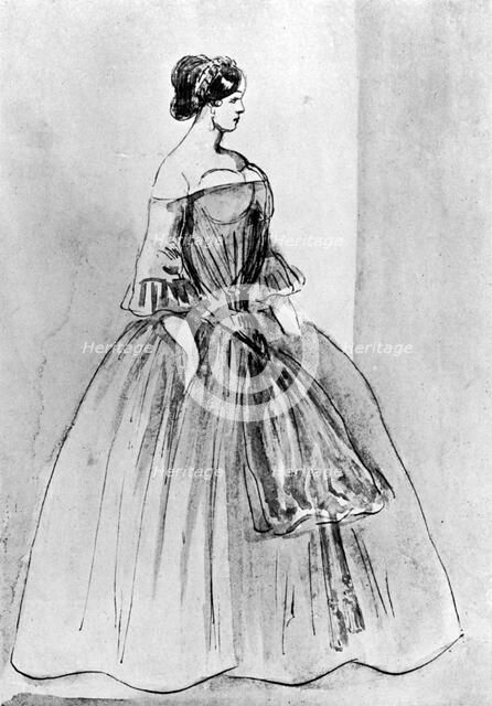 'Portrait of a Woman', 19th century, (1930). Artist: Constantin Guys