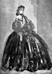 Portrait of a Woman 19th century, (1930).Artist: Constantin Guys