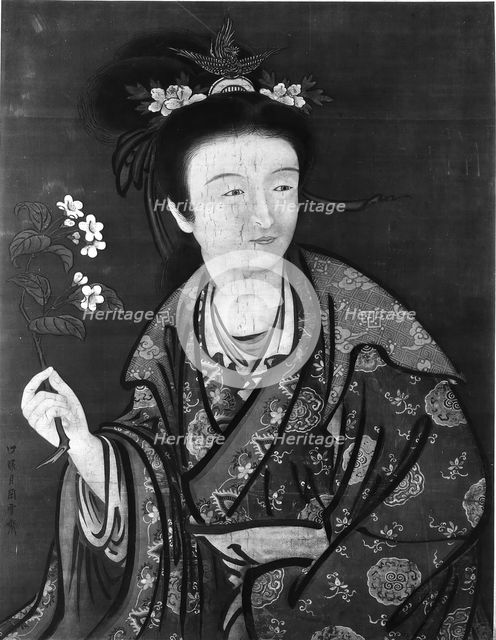 Portrait of a Woman, 19th century. Creator: Tsukioka Sessai.