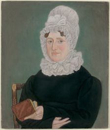 Portrait of a Woman with a Lace Cap, c. 1823. Creator: Micah Williams
