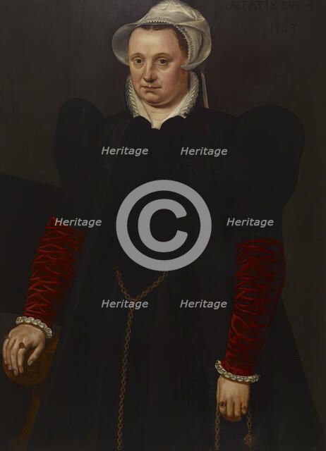 Portrait of a Woman with a Pomander, 1563. Creator: Unknown.