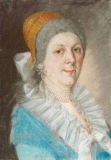 Portrait of a Woman with a Pearl Necklace, 1770-1800. Creator: Unknown