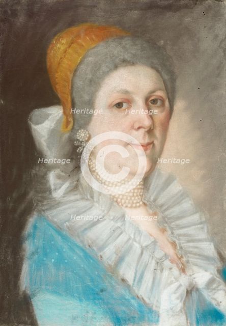 Portrait of a Woman with a Pearl Necklace, 1770-1800. Creator: Unknown.