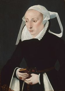 Portrait of a Woman with a Prayer Book, 1560/70. Creator: Bartholomaeus Bruyn the Younger