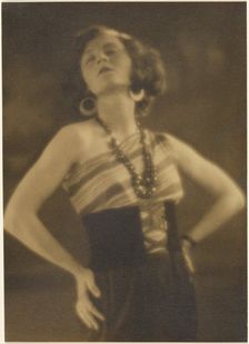 Portrait of a Woman with Arms Akimbo, 1907-1943. Creator: Louis Fleckenstein