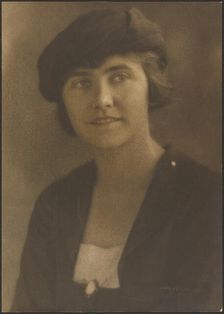 Portrait of a Woman with Cameo Pin, 1907-1924. Creator: Louis Fleckenstein