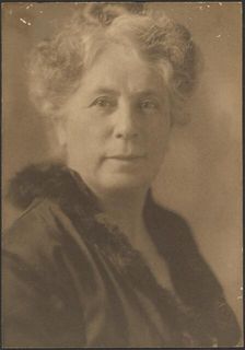 Portrait of a Woman with Fur Collar, 1907-1943. Creator: Louis Fleckenstein