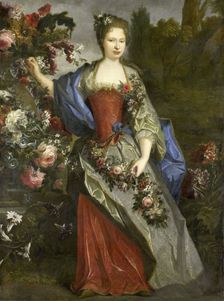Portrait of a Woman, according to tradition Marie Louise Elisabeth d'Orléans (1695-1719), Duchesse d Creator: School of Nicolas de Largillière