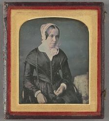 Portrait of a Woman, about 1845. Creator: Unknown