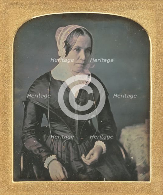 Portrait of a Woman, about 1845. Creator: Unknown.
