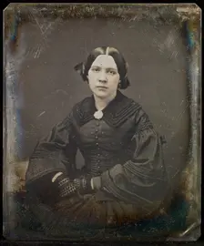 Portrait of a Woman, about 1855-1861. Creator: Jacob Byerly