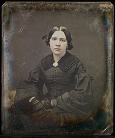 Portrait of a Woman, about 1855-1861. Creator: Jacob Byerly