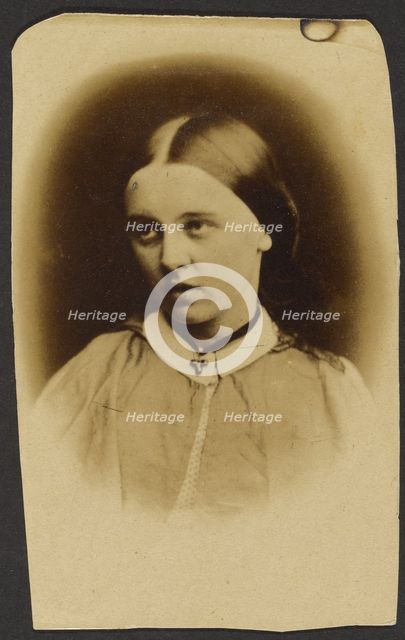 Portrait of a Woman, about 1855-1865. Creator: Unknown.