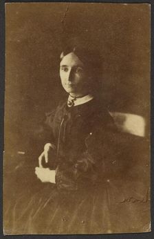 Portrait of a woman, about 1855. Creator: Unknown