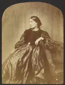 Portrait of a Woman, about 1865. Creator: Oscar Gustav Rejlander