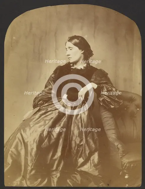 Portrait of a Woman, about 1865. Creator: Oscar Gustav Rejlander.