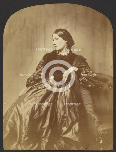 Portrait of a Woman, about 1865. Creator: Oscar Gustav Rejlander.