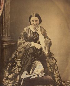 Portrait of a woman, about 1860-1870. Creator: Unknown