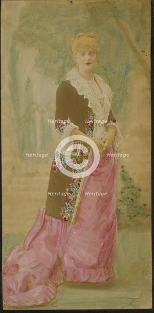 Portrait of a Woman, about 1880. Creator: Isidore Alphonse Chalot.