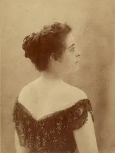Portrait of a woman, about 1880. Creator: Roseti