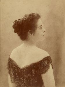 Portrait of a woman, about 1880. Creator: Roseti