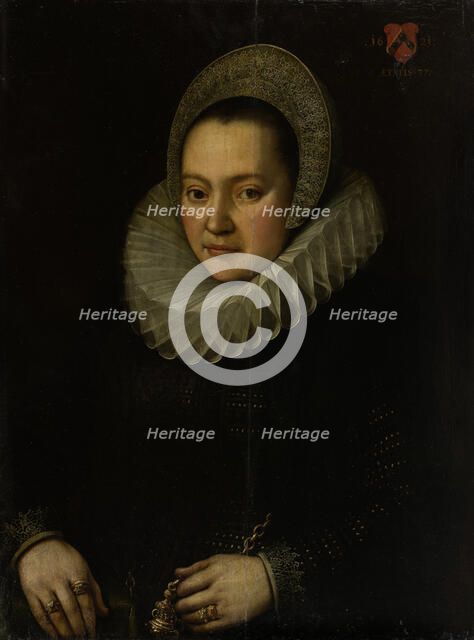 Portrait of a Woman aged 37, 1621. Creator: Gottfried de Wedig.