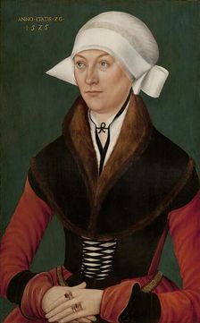 Portrait of a Woman aged Twenty-six, 1525. Creator: School of Lucas Cranach the Elder
