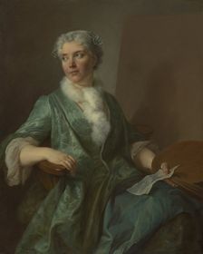 Portrait of a Woman Artist, c. 1735. Creator: Unknown