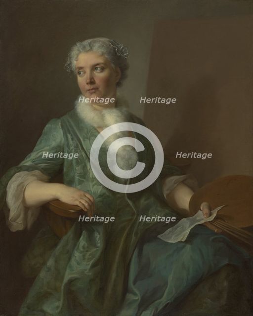 Portrait of a Woman Artist, c. 1735. Creator: Unknown.