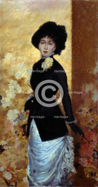 Portrait of a Woman. Artist: De Nittis, Giuseppe (1846-1884)
