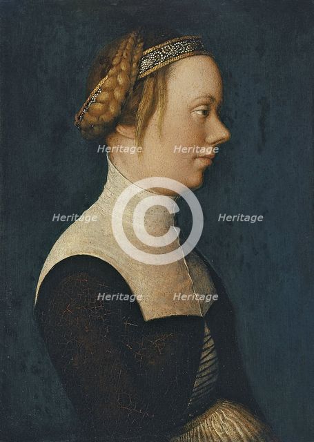Portrait of a Woman. Artist: Holbein, Hans, the Younger (1497-1543)