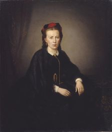 Portrait of a Woman. Artist: Makart, Hans (1840-1884)