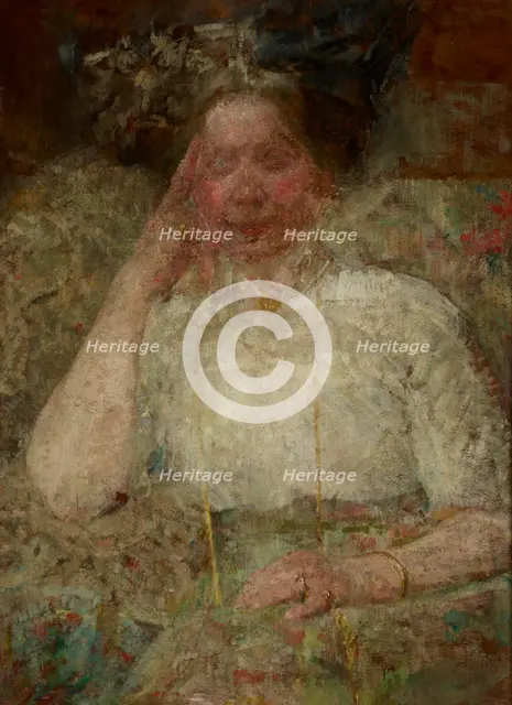 Portrait of a Woman, between 1914-1916. Creator: Olga Boznanska.