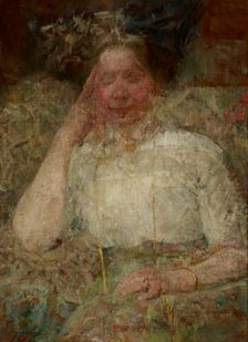 Portrait of a Woman, between 1914-1916. Creator: Olga Boznanska