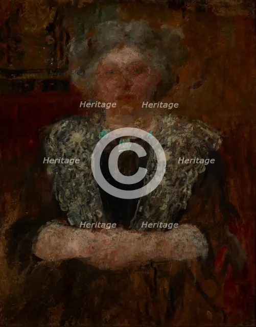 Portrait of a Woman, between 1916-1930. Creator: Olga Boznanska.
