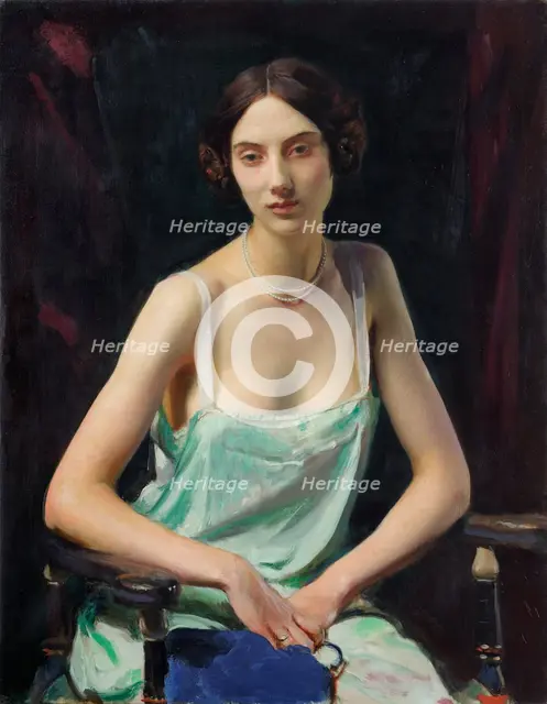 Portrait of a Woman, by 1932. Creator: George Spencer Watson.