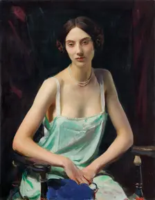 Portrait of a Woman, by 1932. Creator: George Spencer Watson