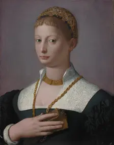 Portrait of a Woman, c. 1550. Creator: Agnolo Bronzino (Italian, 1503-1572)