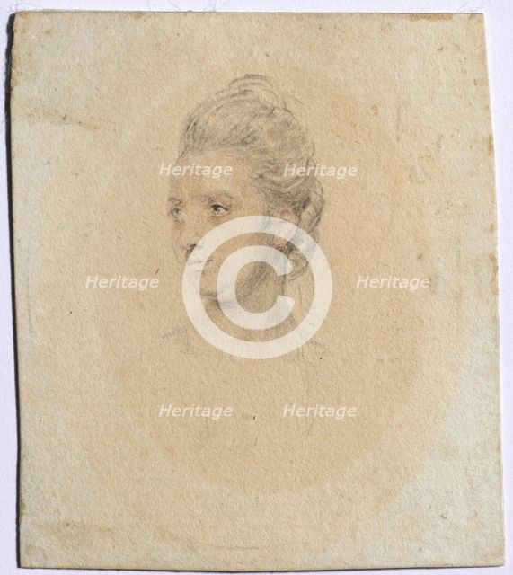 Portrait of a Woman, c. 1772. Creator: John I Smart (British, 1741-1811).
