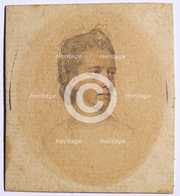 Portrait of a Woman, c. 1775. Creator: John I Smart (British, 1741-1811).