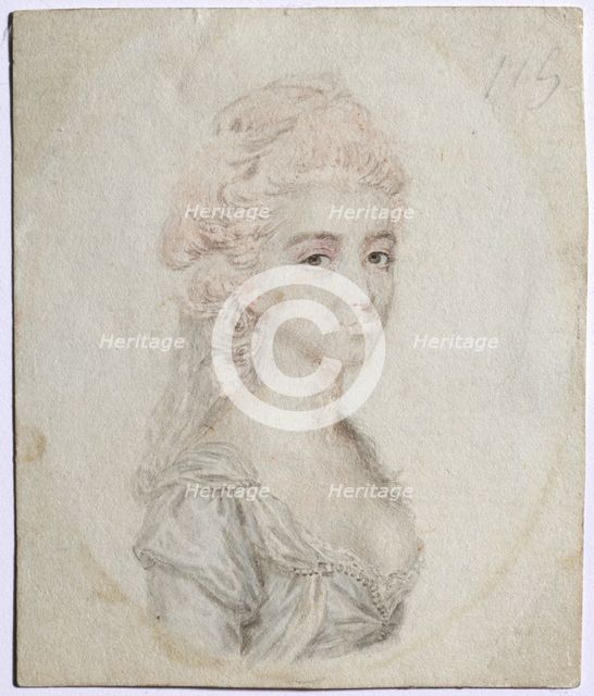 Portrait of a Woman, c. 1776. Creator: John I Smart (British, 1741-1811).