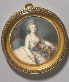 Portrait of a Woman, c. 1780. Creator: Maximilien Villers (French, c. 1836)